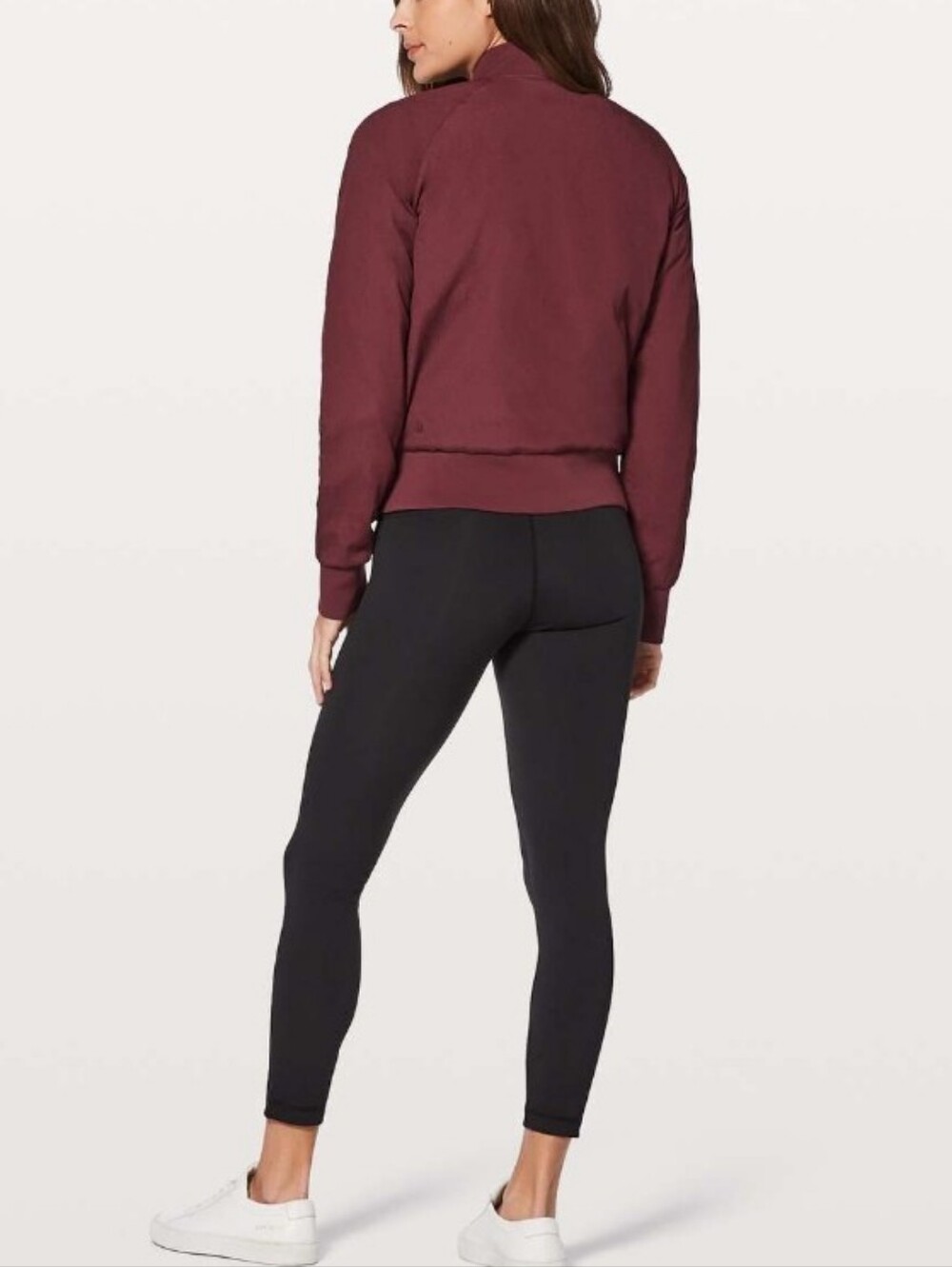 Lululemon Non-Stop Bomber *ReversibleRedwood / So Merlot